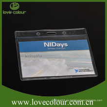 Venta al por mayor de tarjeta de identificación de bolsa / al por mayor de plástico PVC impermeable titular de la tarjeta